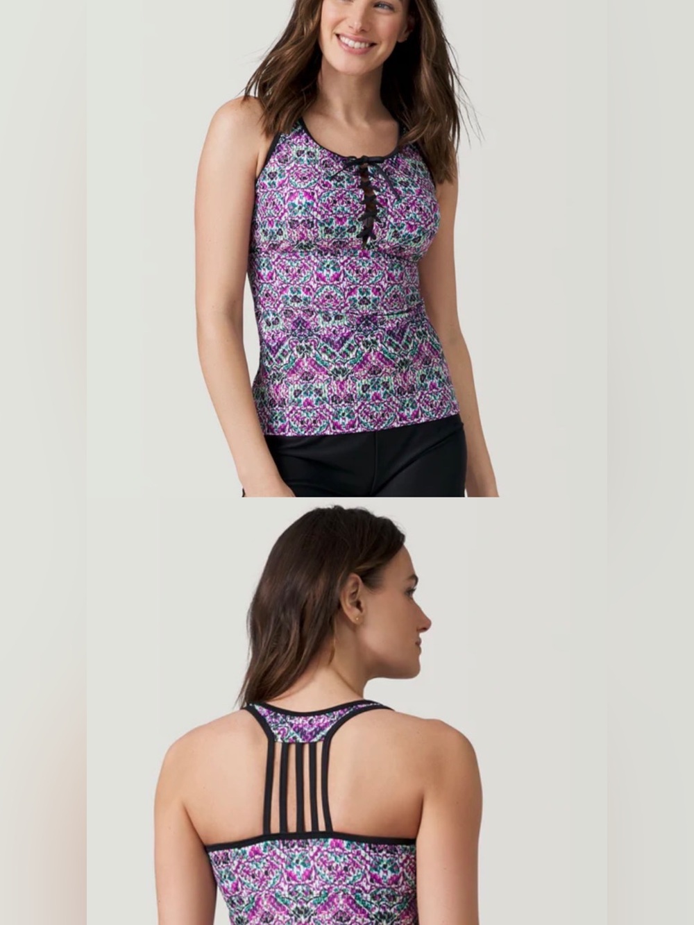 NWOT Purple Tankini